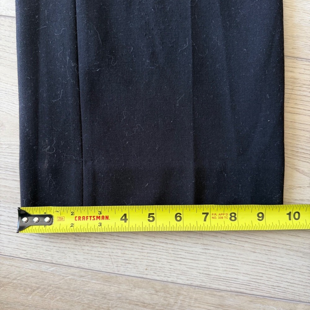 White House Black Market Legacy Modern Boot Stretch Black Career Pants 6R EUC - Picture 10 of 13